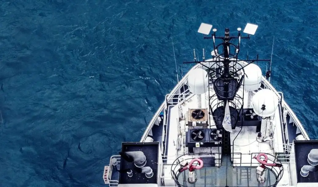 Sky-View of a ship